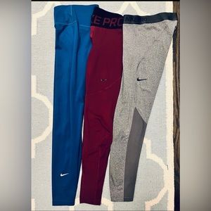 THREE- Nike Legging Bundle!!
